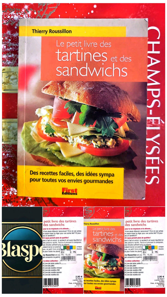 Le Petit Livre des Tartines et des Sandwichs – Mini Livre Cuisine livre de cuisine