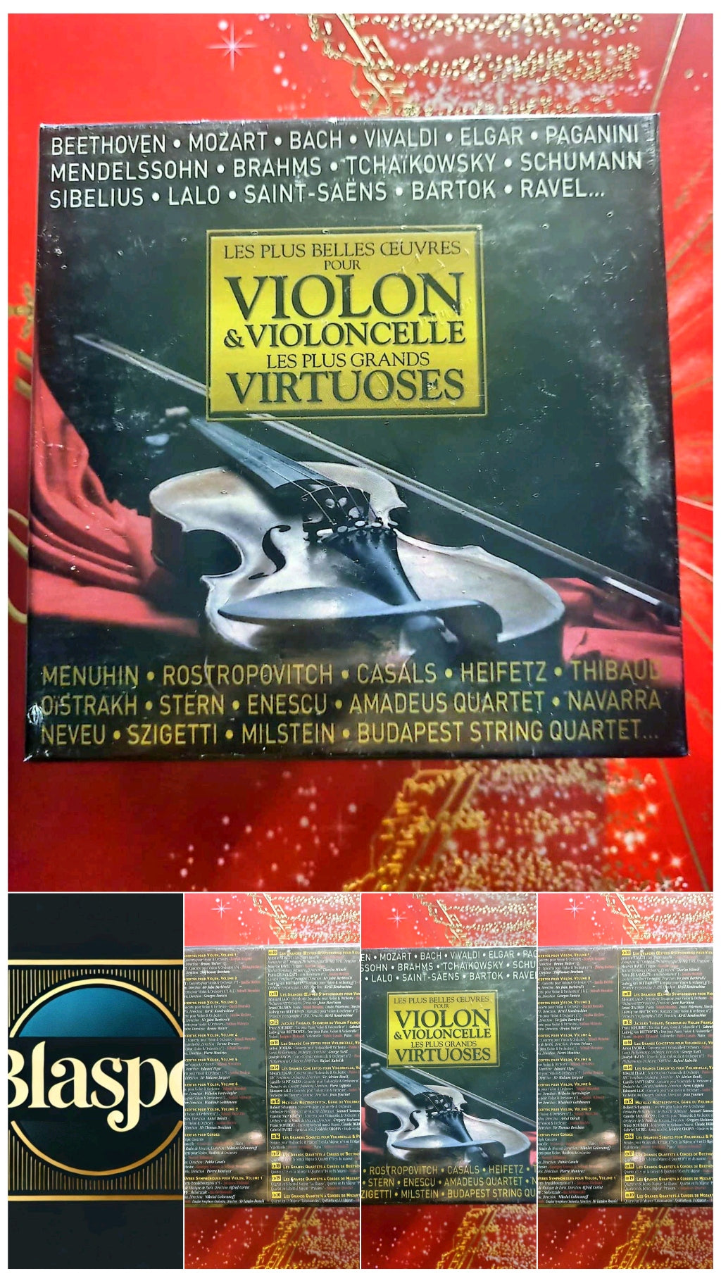 Les Plus Belles Œuvres pour Violon & Violoncelle – Coffret CD Musique Classique cd audio