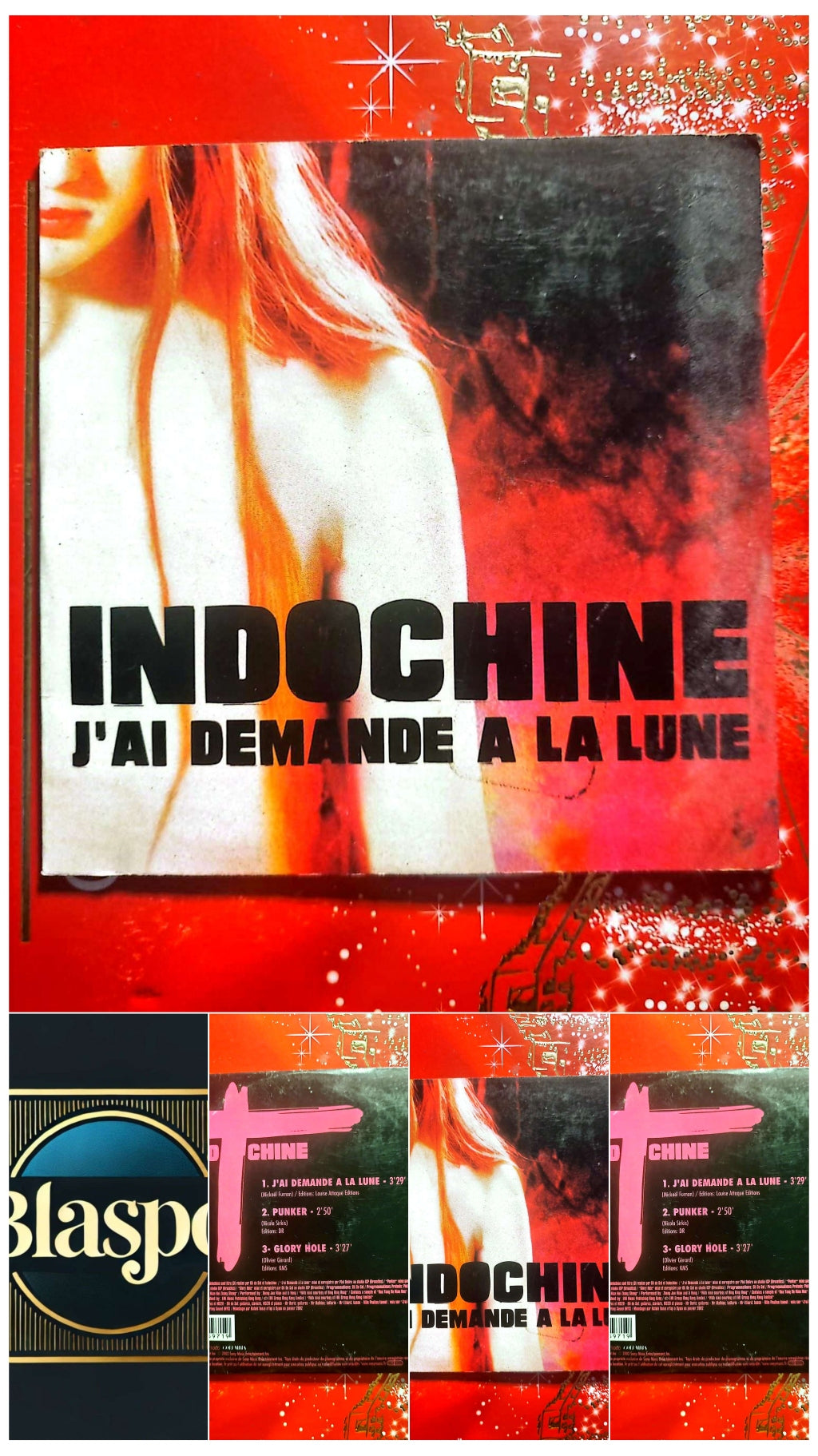 Indochine – J’ai demandé à la lune CD Single Rock Français cd single
