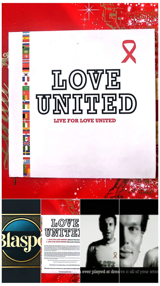 Love United – Live for Love United CD Single Caritatif Pop Complet cd single