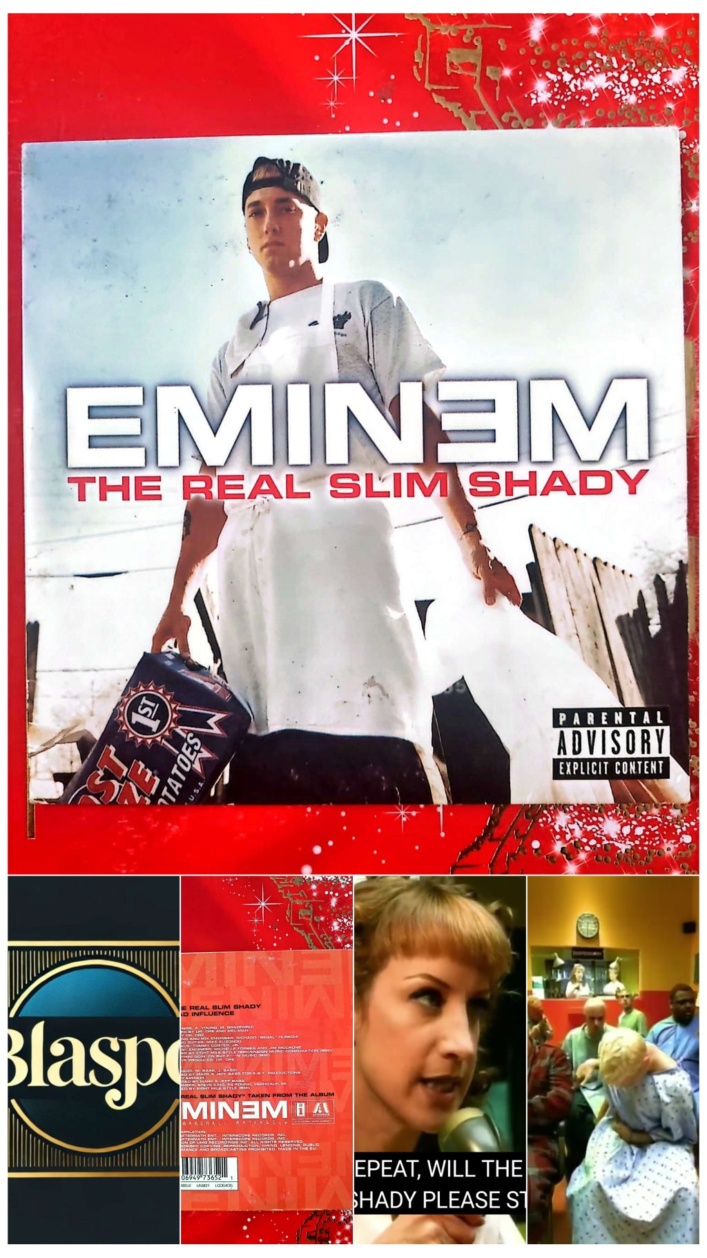 Eminem – The Real Slim Shady CD Single Rap US Complet cd single