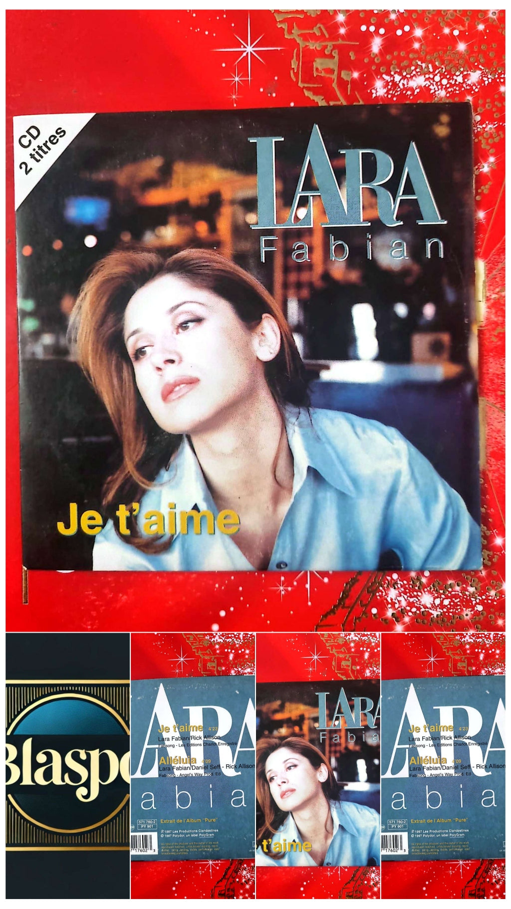 Lara Fabian – Je t’aime CD Single Chanson Française Complet cd single