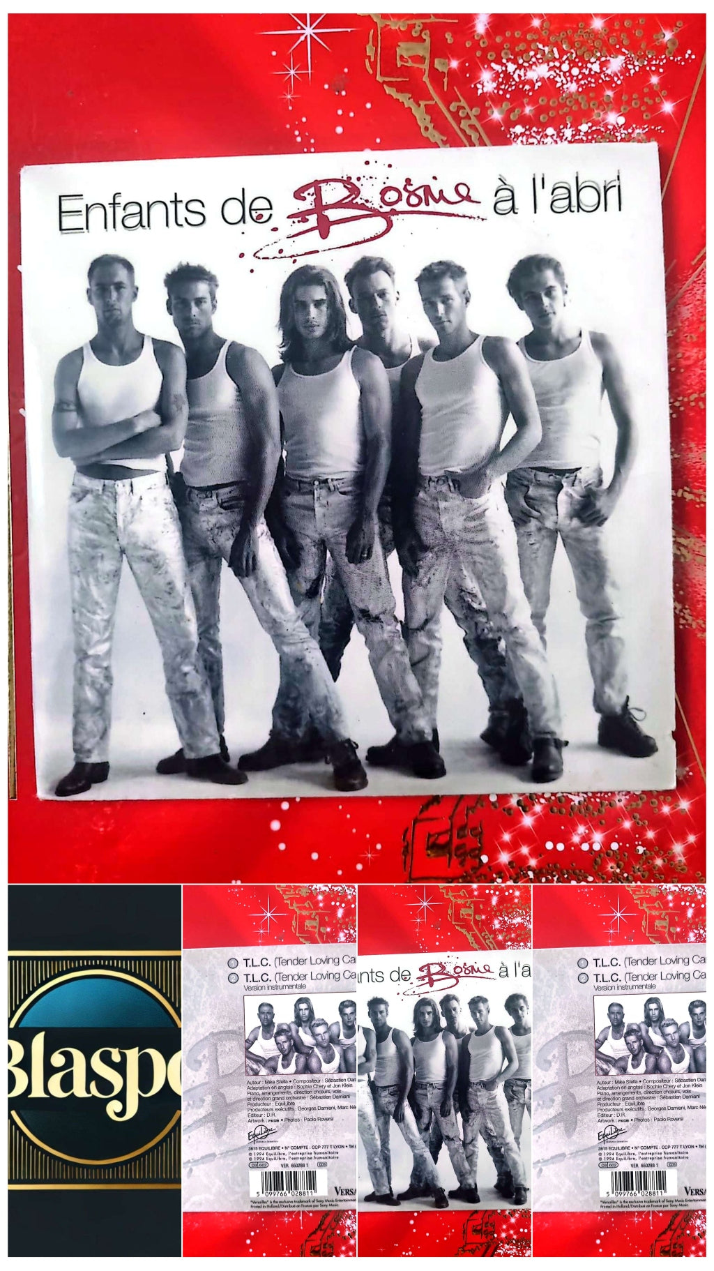 Enfants de B. – À l’abri CD Single Pop Française Complet cd single