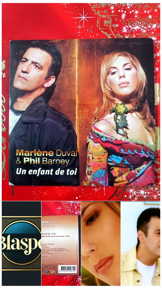 Marlène Duval & Phil Barney – Un enfant de toi CD Single Chanson Française Complet cd single