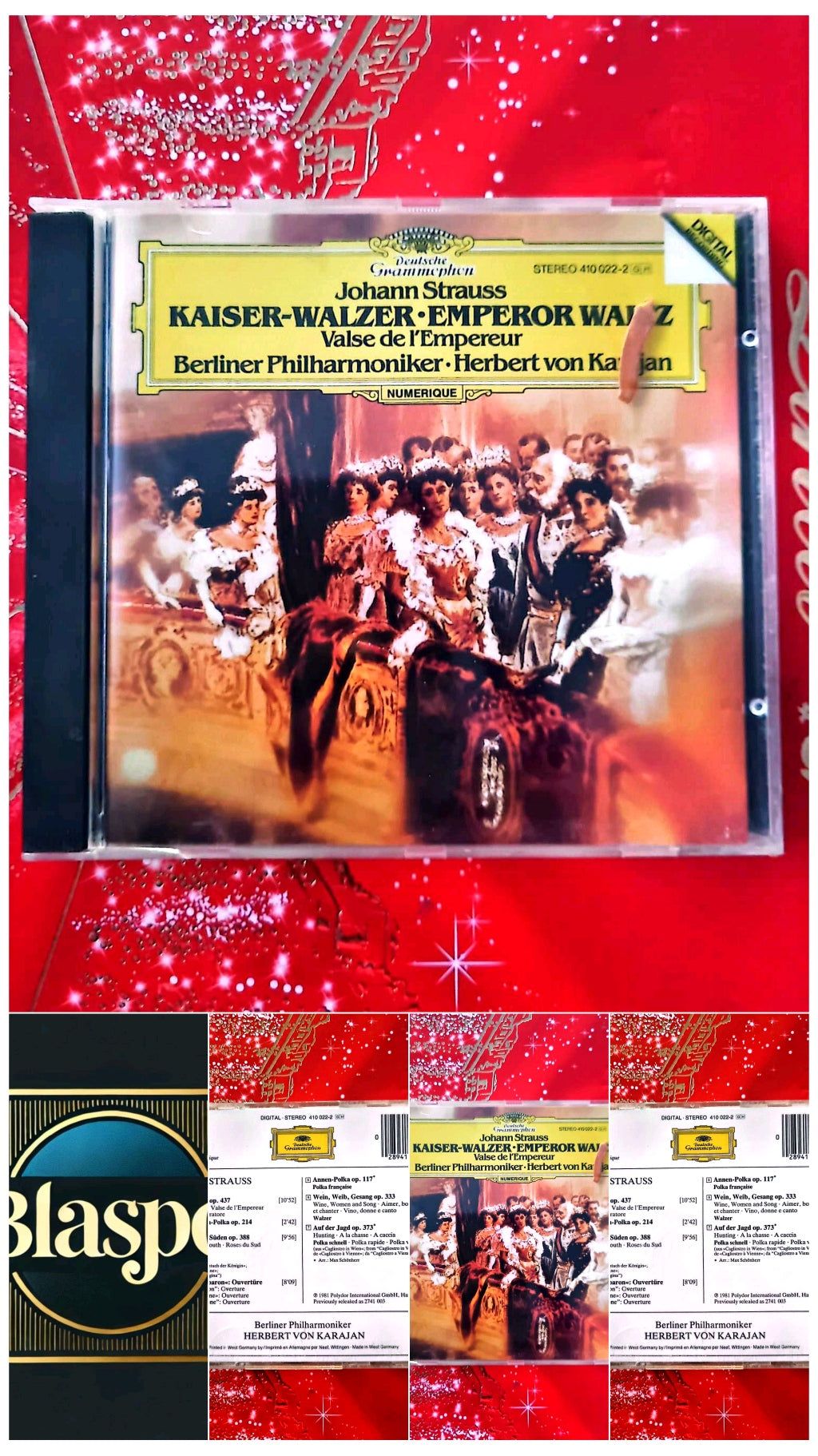 Johann Strauss – Kaiser-Walzer / Emperor Waltz – Karajan – CD Classique cd audio