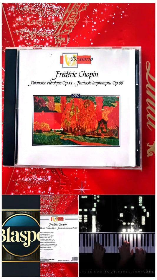 Frédéric Chopin – Polonaise Héroïque Op.53 – Fantaisie-Impromptu – CD Classique cd audio