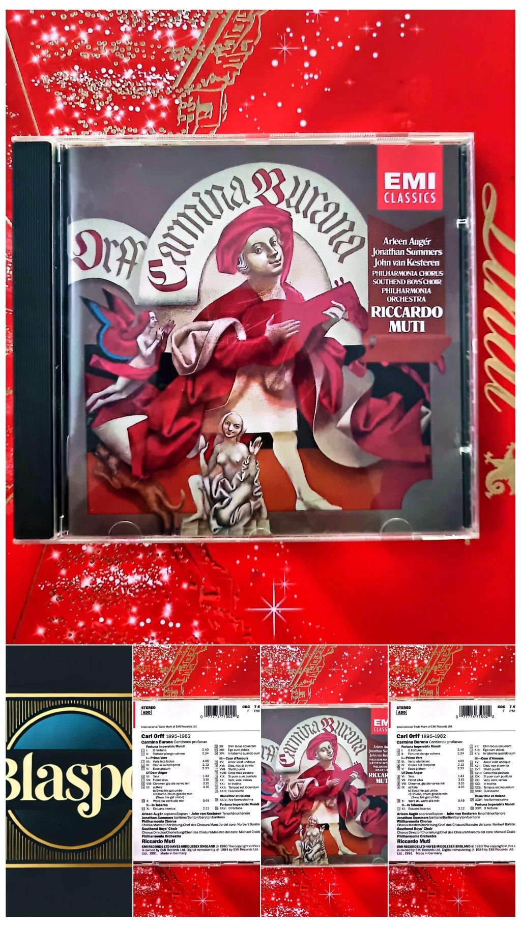 Carl Orff – Carmina Burana – CD Musique Classique cd audio