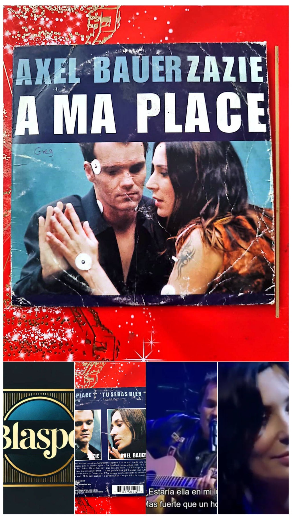 Axel Bauer & Zazie – À Ma Place – CD Single cd single