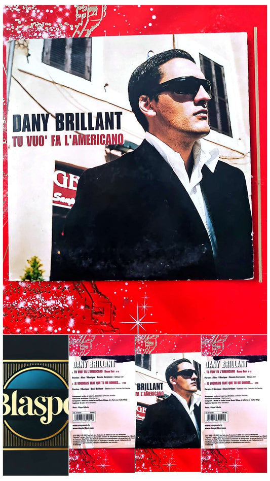 Dany Brillant – Tu Vuo’ Fa L’Americano – CD Single cd single