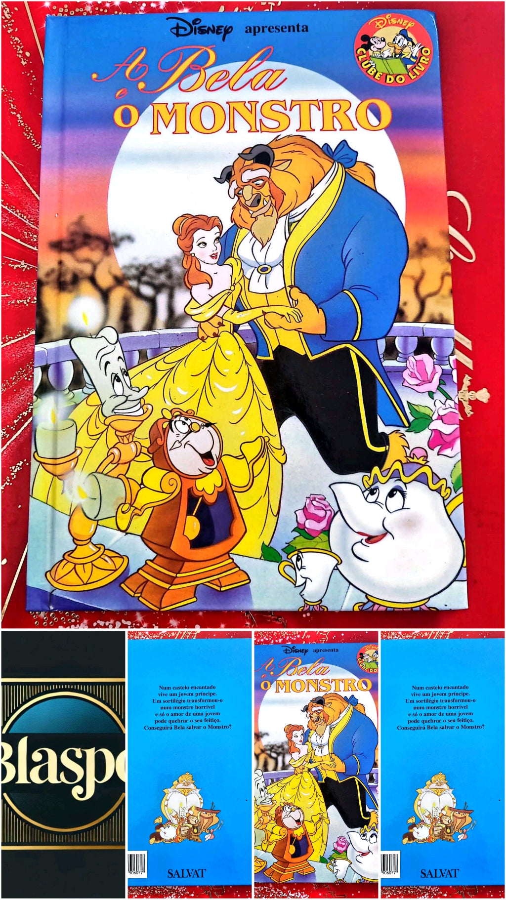 A Bela e o Monstro – Disney – Livre jeunesse illustré – Éditions Salvat livre jeunesse