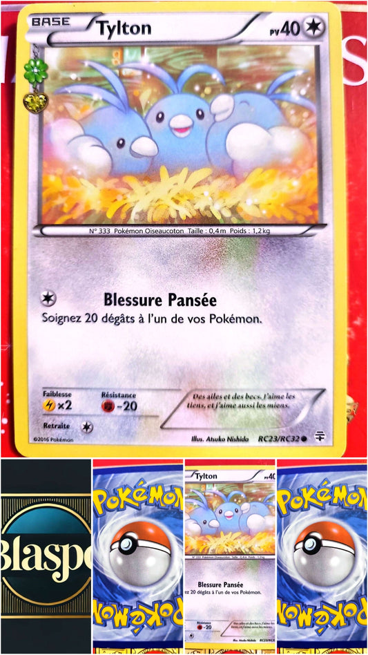Carte Pokémon Tylton RC23/RC32 – XY Radiant Collection – Carte Officielle Française carte pokemon