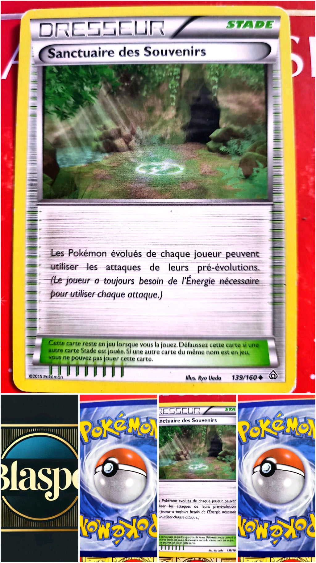 Carte Stade Pokémon Sanctuaire des Souvenirs 139/160 – XY – Carte Officielle carte pokemon