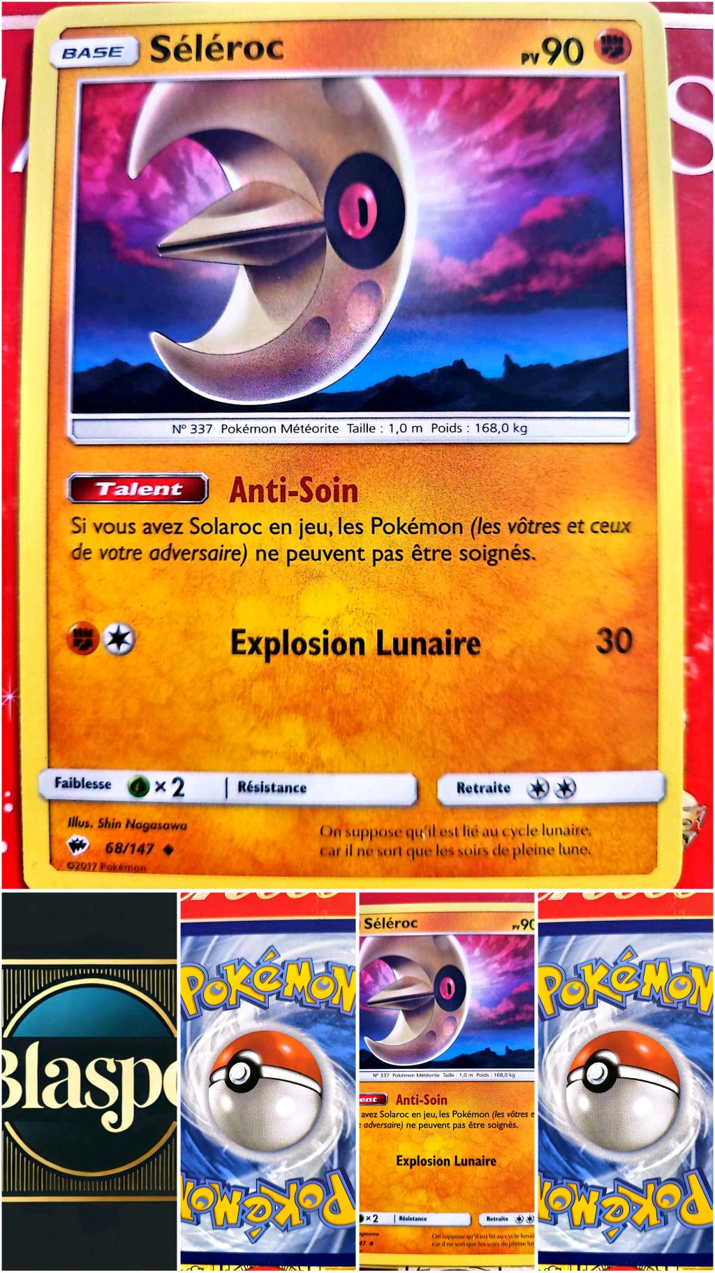 Carte Pokémon Séléròc 68/147 – XY – Carte Officielle Française carte pokemon