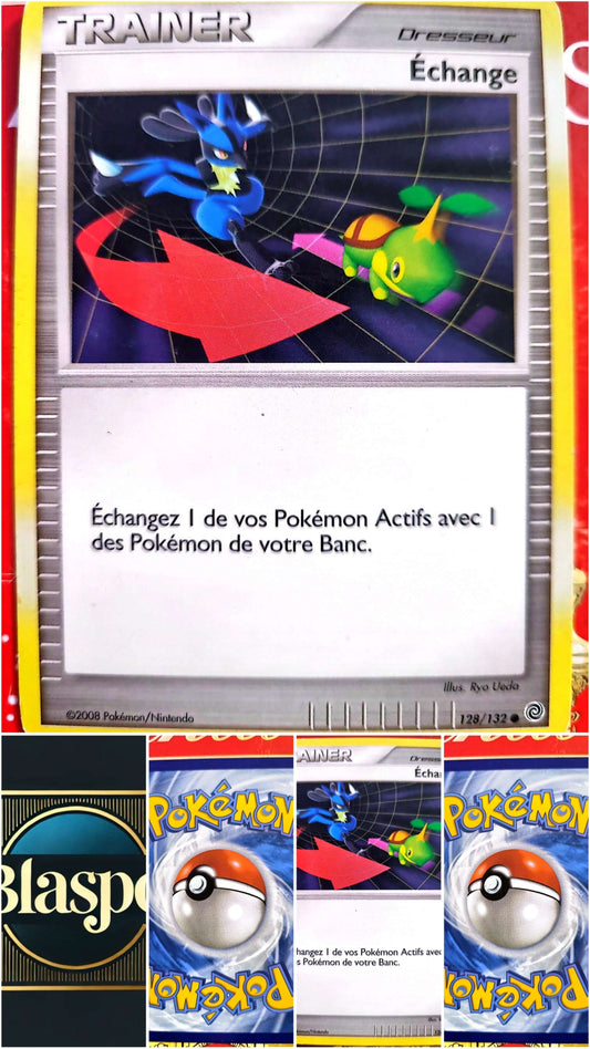 Carte Dresseur Pokémon Échange 128/132 – Diamant & Perle – Carte Officielle carte pokemon