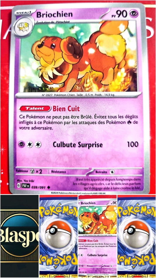 Carte Pokémon Briochien 039/091 – Écarlate et Violet – Carte Officielle carte pokemon