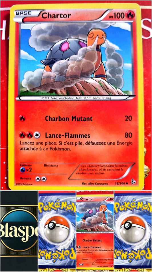 Carte Pokémon Chartor 16/106 – XY – Carte Officielle carte pokemon