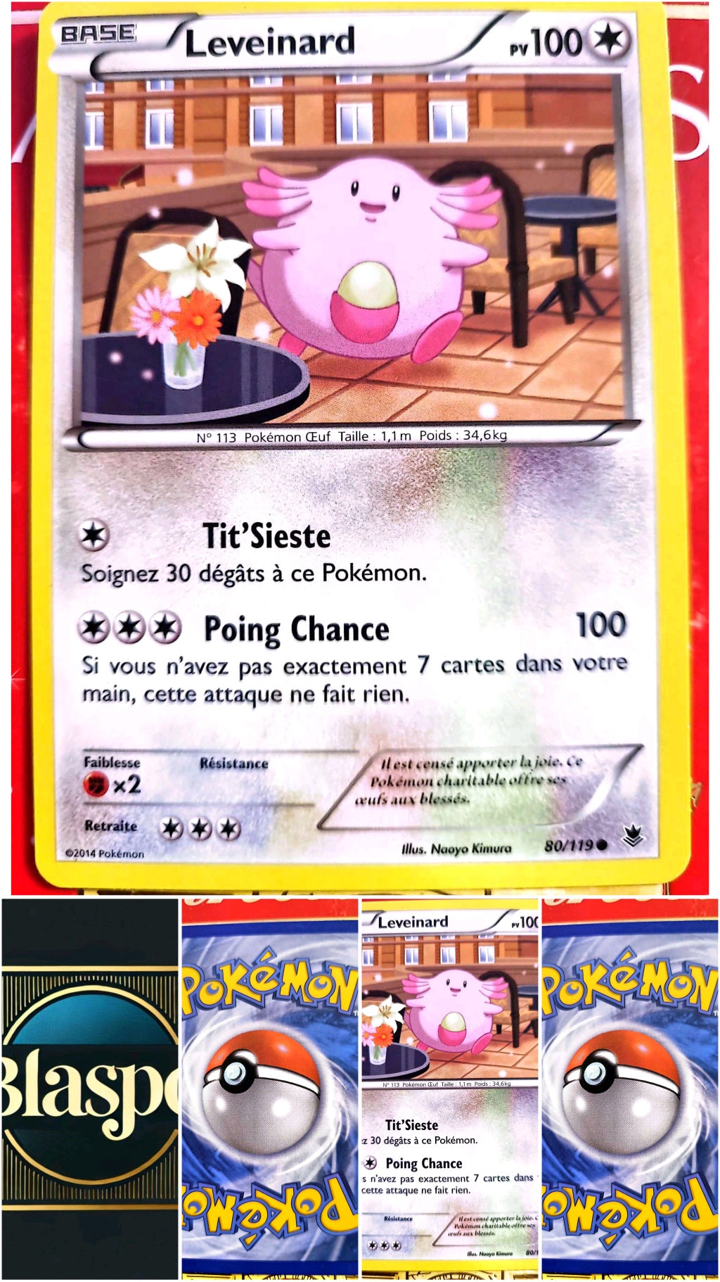 Carte Pokémon Leveinard 80/119 – XY – Carte Officielle carte pokemon