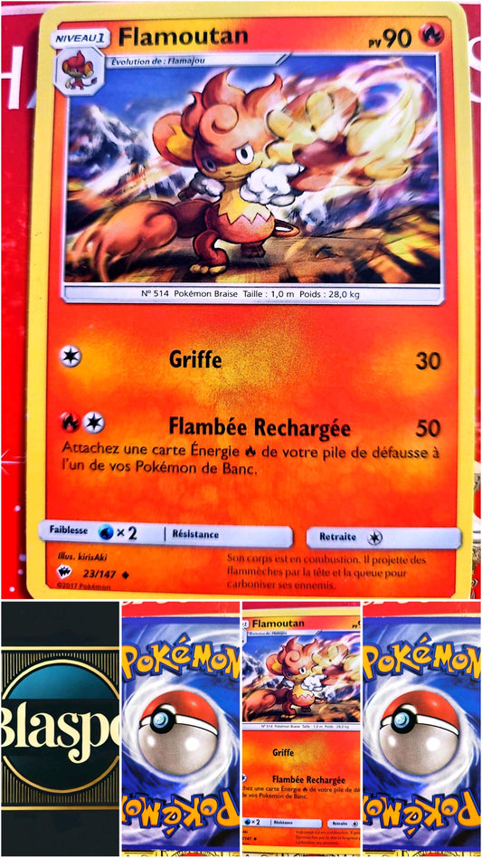 Carte Pokémon Flamoutan 23/147 – XY – Carte Officielle carte pokemon