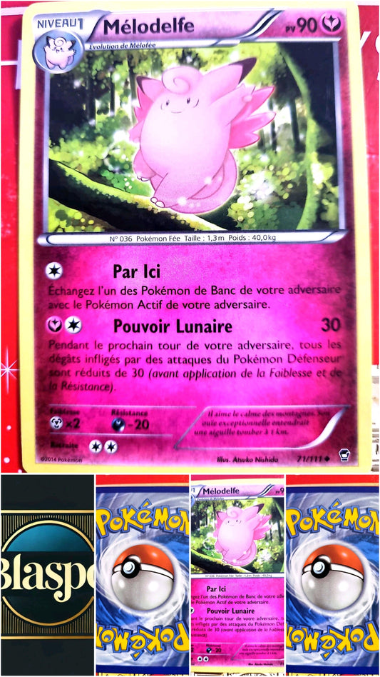 Carte Pokémon Mélodelfe 71/111 – XY Poings Furieux – Carte Officielle carte pokemon
