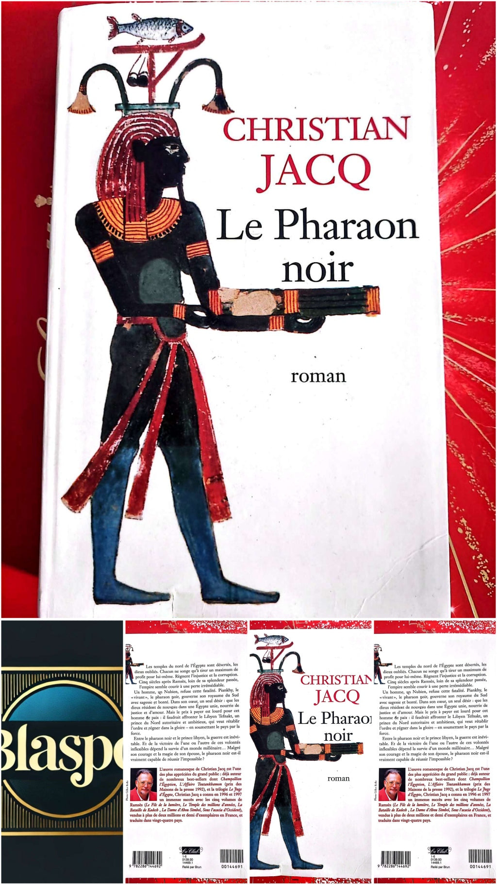 Le Pharaon noir – Christian Jacq – Roman Historique Égypte livre