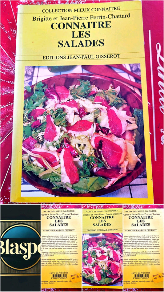 Connaître les Salades – Brigitte et Jean-Pierre Perrin-Chattard – Livre de cuisine – Éditions Jean-Paul Gisserot livre de cuisine