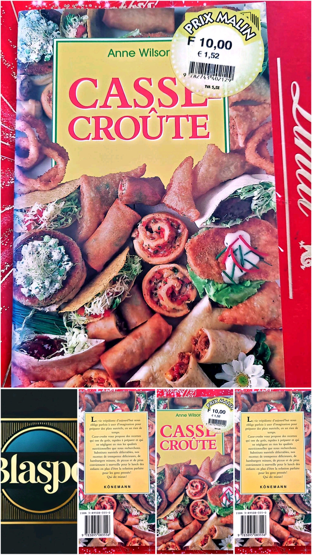 Casse-Croûte – Anne Wilsdorf – Livre de cuisine rapide – Éditions Könemann livre de cuisine