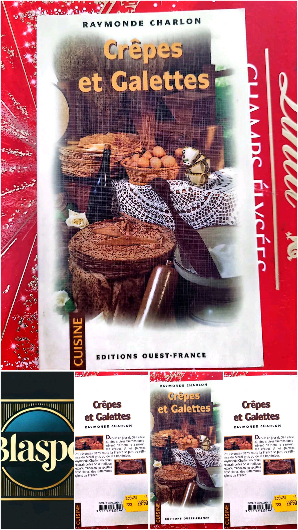 Crêpes et Galettes – Raymonde Charlon – Livre de cuisine – Éditions Ouest-France livre de cuisine