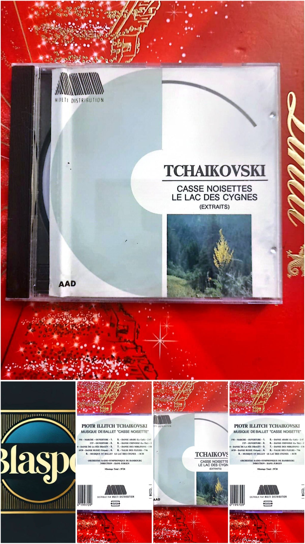 Tchaïkovski – Casse-Noisette & Le Lac des Cygnes (Extraits) – CD Classique Ballet cd audio