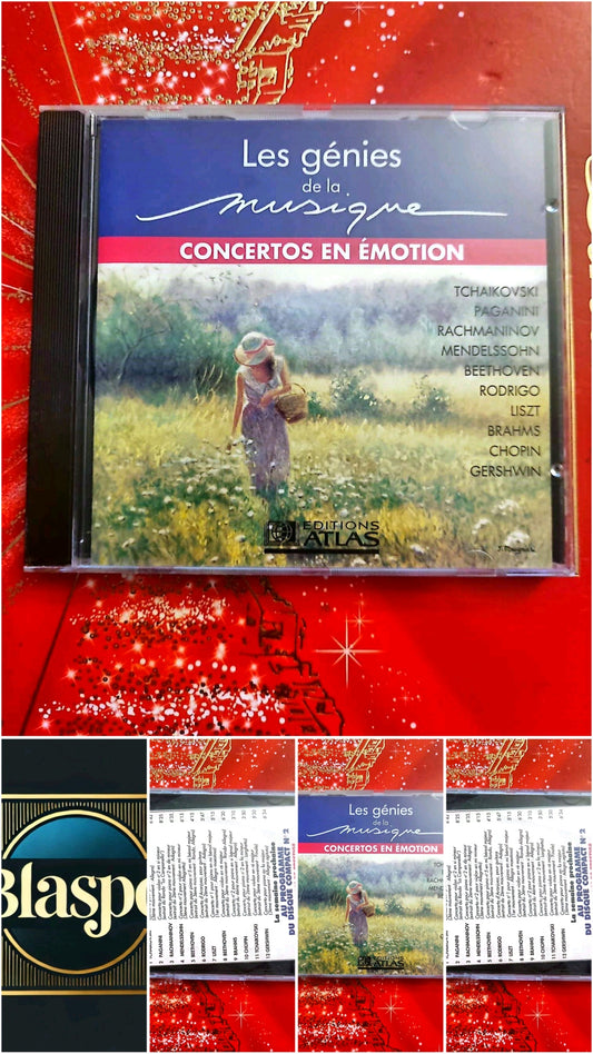 Les Génies de la Musique – Concertos en Émotion – CD Classique cd audio