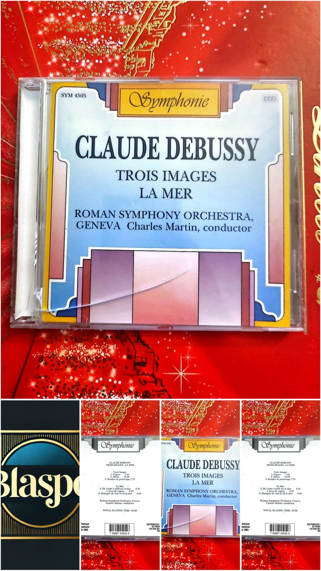 Claude Debussy – Trois Images & La Mer – Roman Symphony Orchestra – CD Classique cd audio