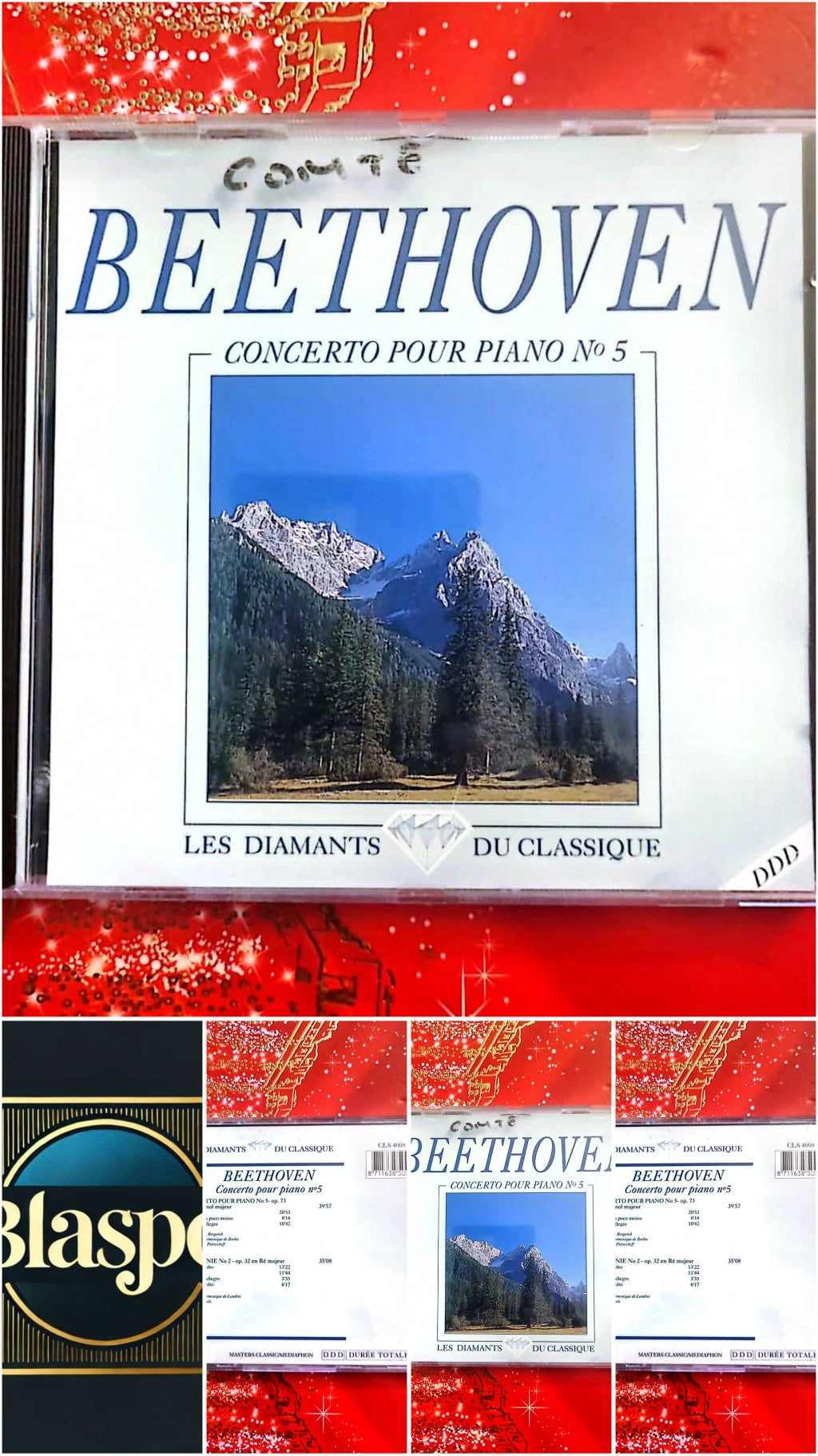 Beethoven – Concerto pour Piano n°5 – Les Diamants du Classique – CD cd audio