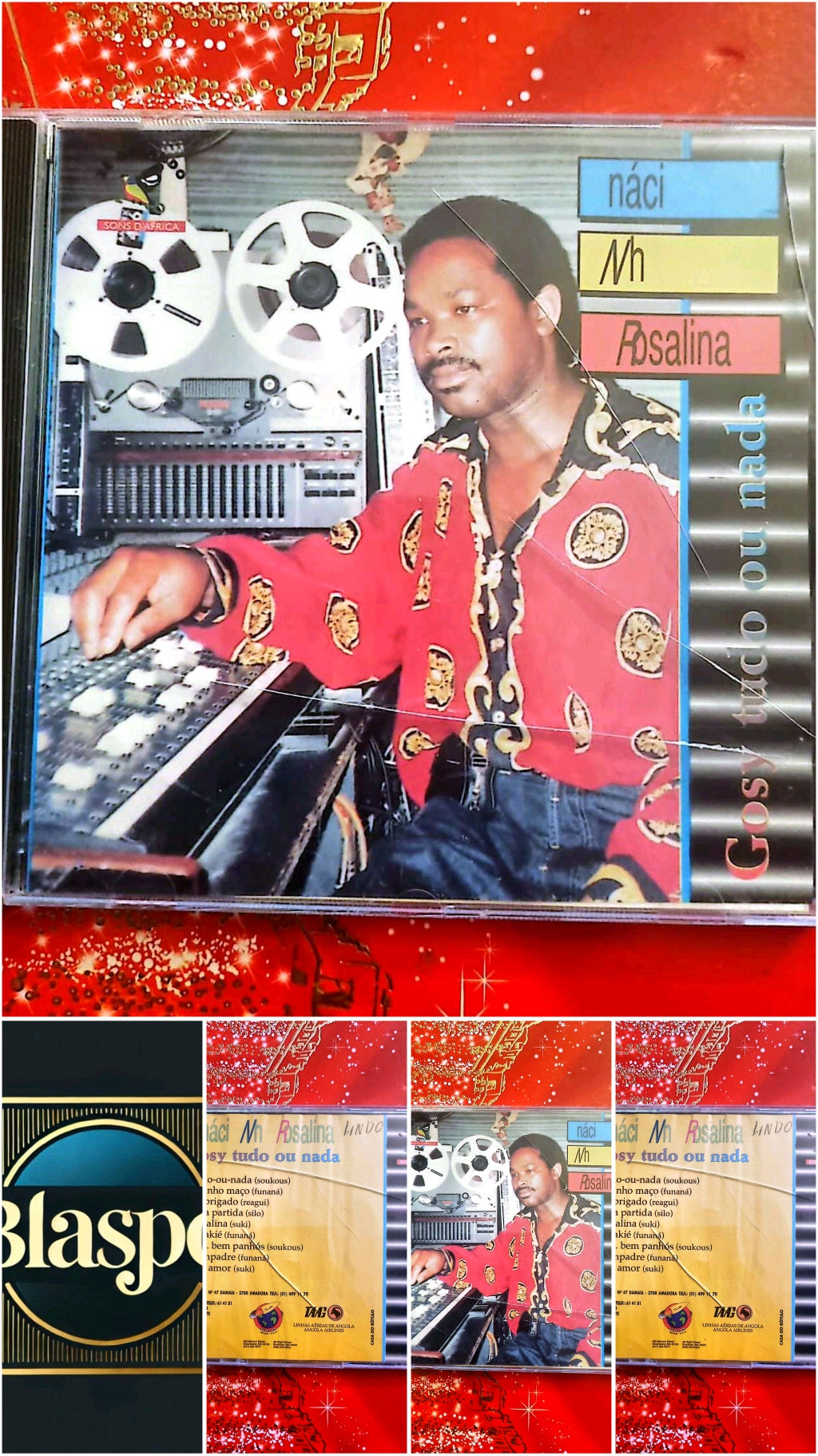 Náci Mh Rosalina – Gosy Tudo ou Nada – Musique Cap-Verdienne – CD Album cd audio