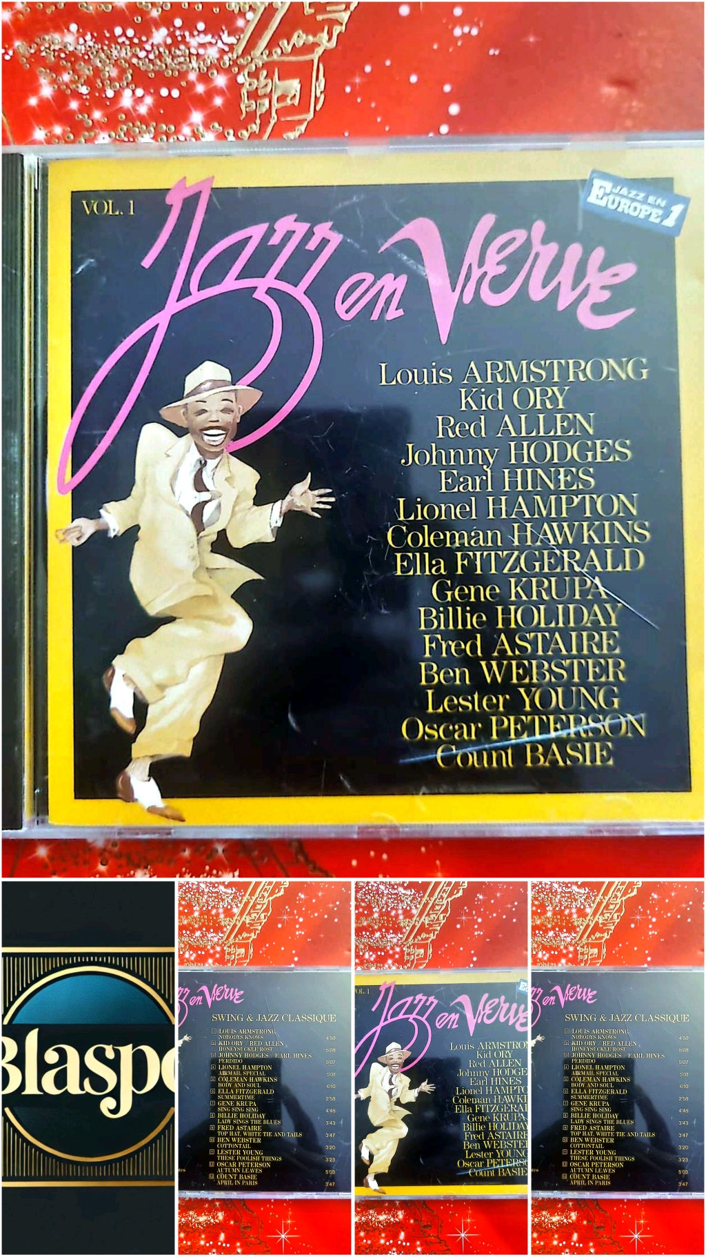 Jazz en Vue Vol. 1 – Swing & Jazz Classique – Armstrong, Fitzgerald – CD cd audio