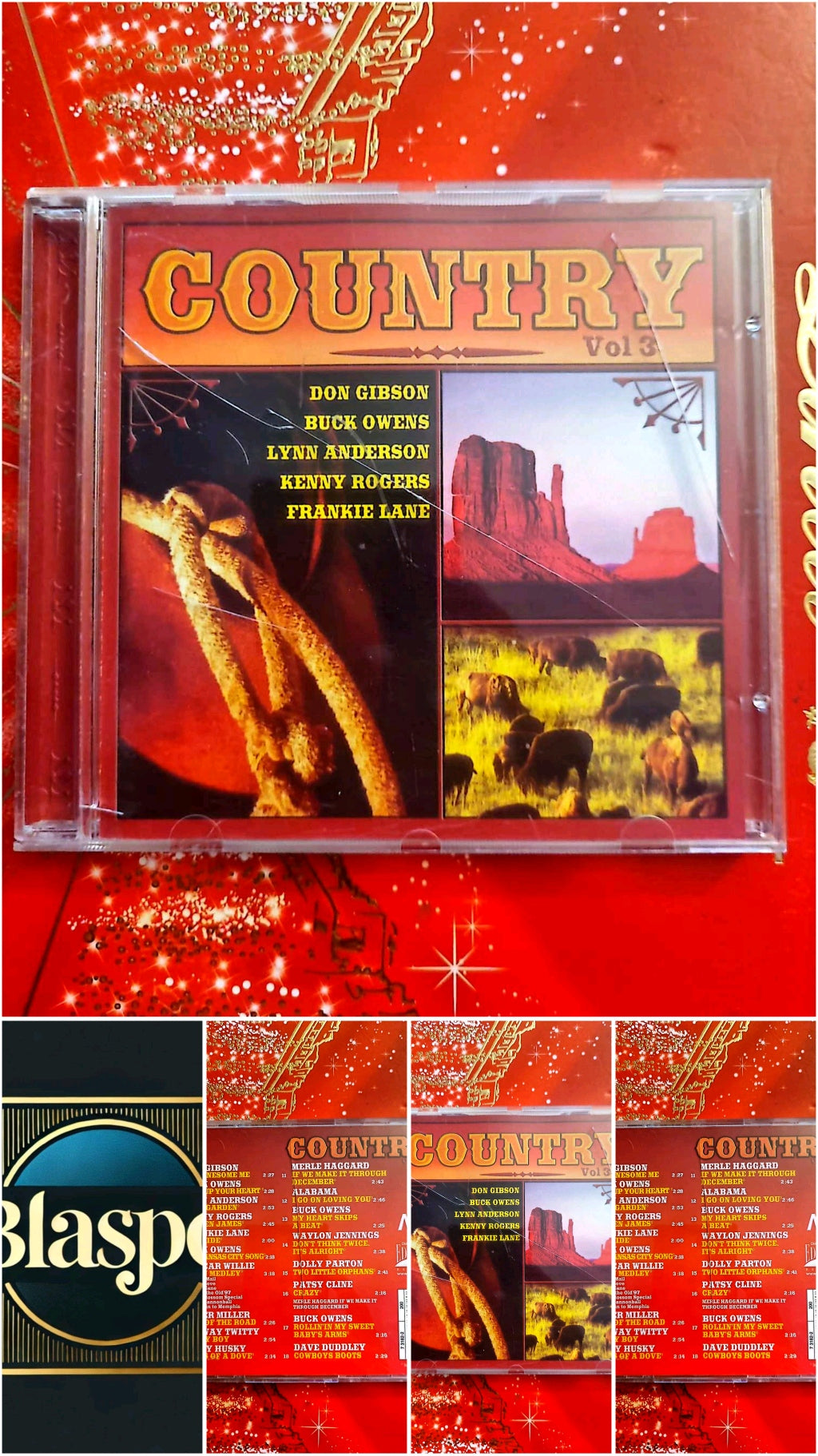 Country Vol. 3 – Gibson, Owens, Rogers, Parton – Compilation CD cd audio