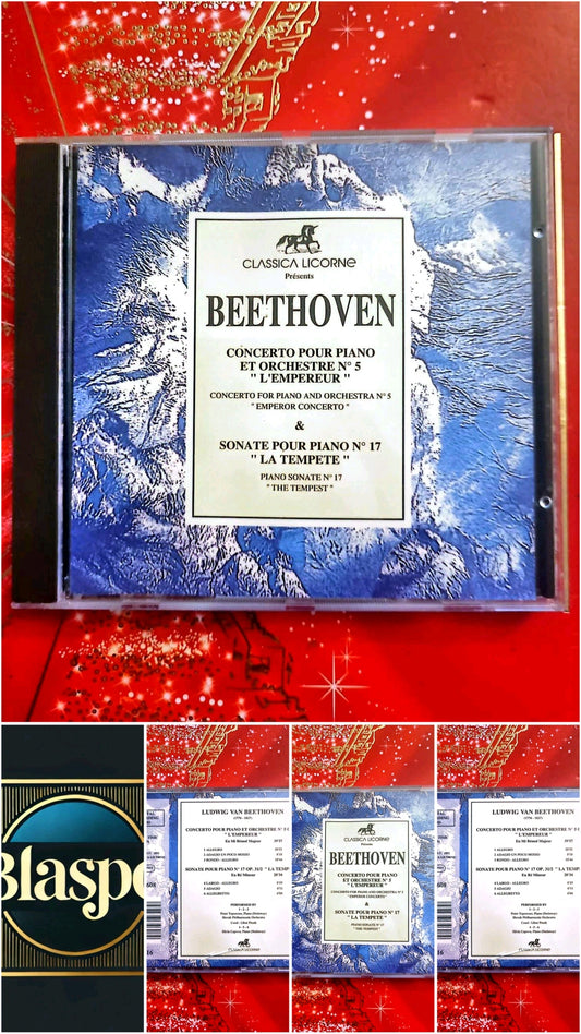 Beethoven – Concerto pour Piano n°5 “L’Empereur” & Sonate n°17 – CD Classique cd audio