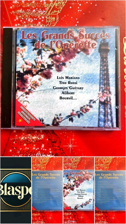 Les Grands Succès de l’Opérette – Luis Mariano, Tino Rossi, Bourvil – CD cd audio