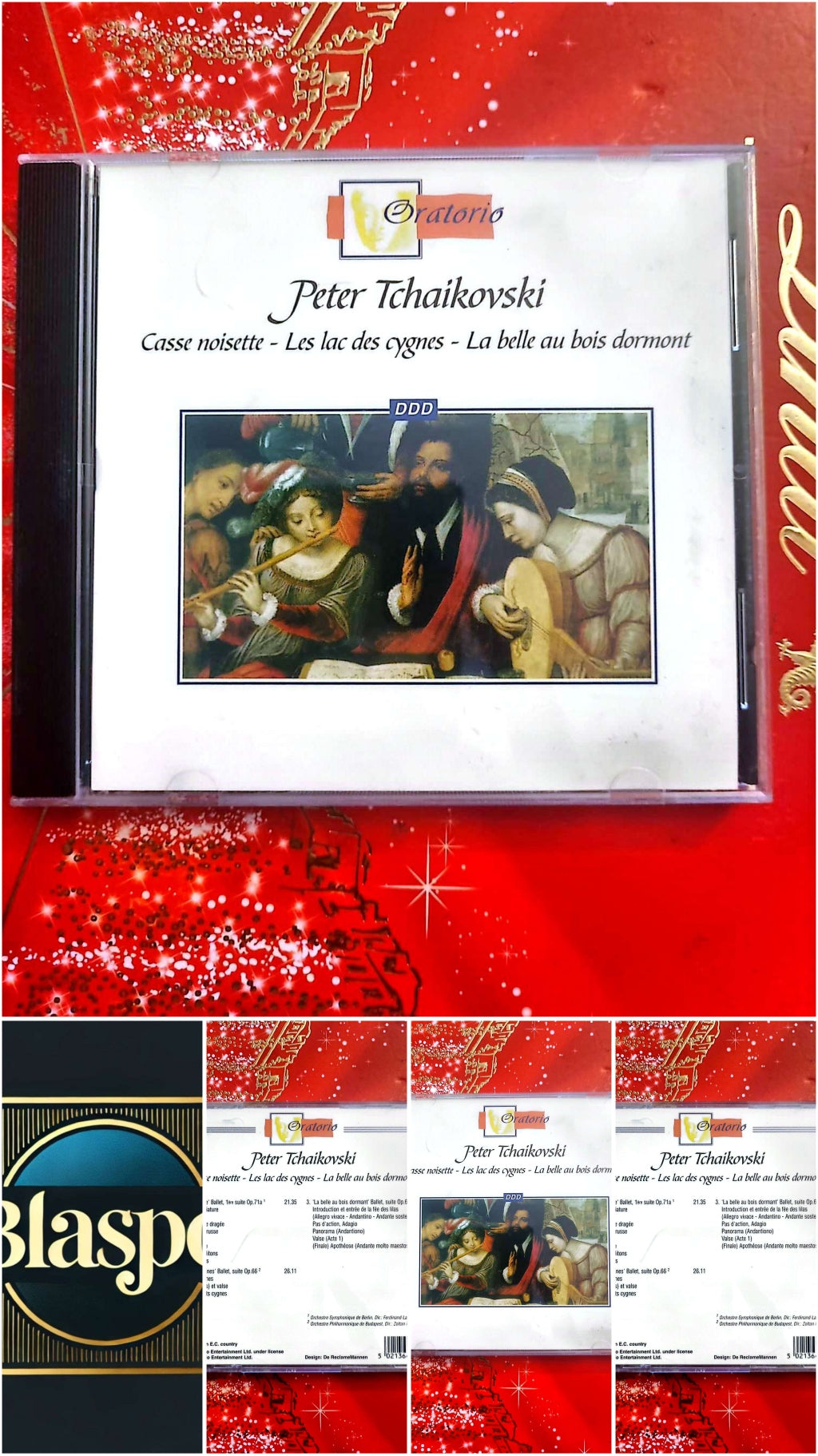 Tchaïkovski – Casse-Noisette – Le Lac des Cygnes – La Belle au Bois Dormant – CD Classique cd audio