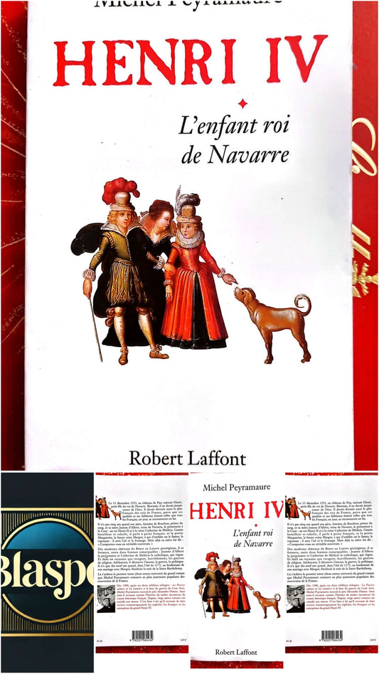 Henri IV – L’enfant roi de Navarre – Michel Peyramaure – Roman historique livre