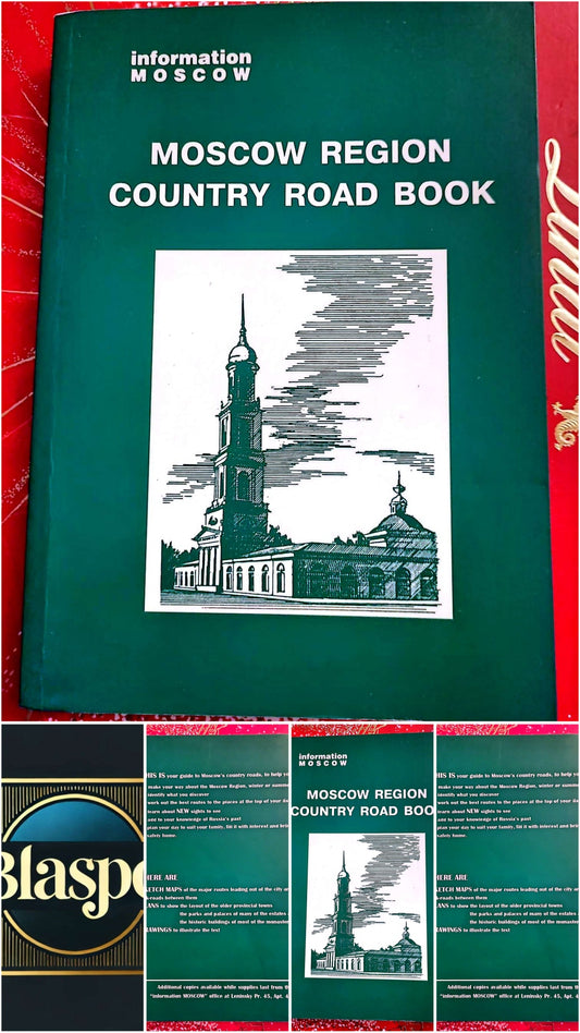 Moscow Region Country Road Book – Guide touristique – Information Moscow livre