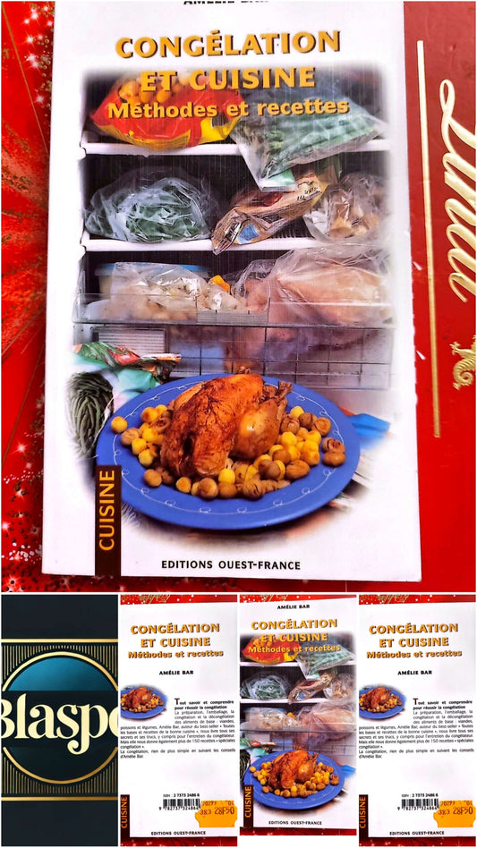Congélation et cuisine – Méthodes et recettes – Amélie Bar livre de cuisine
