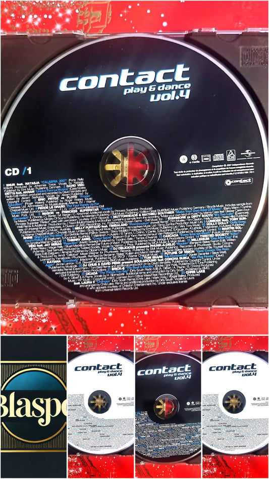 Contact – Play & Dance Vol. 4 – Double CD Compilation Dance 2 cd sans boîtier cd audio