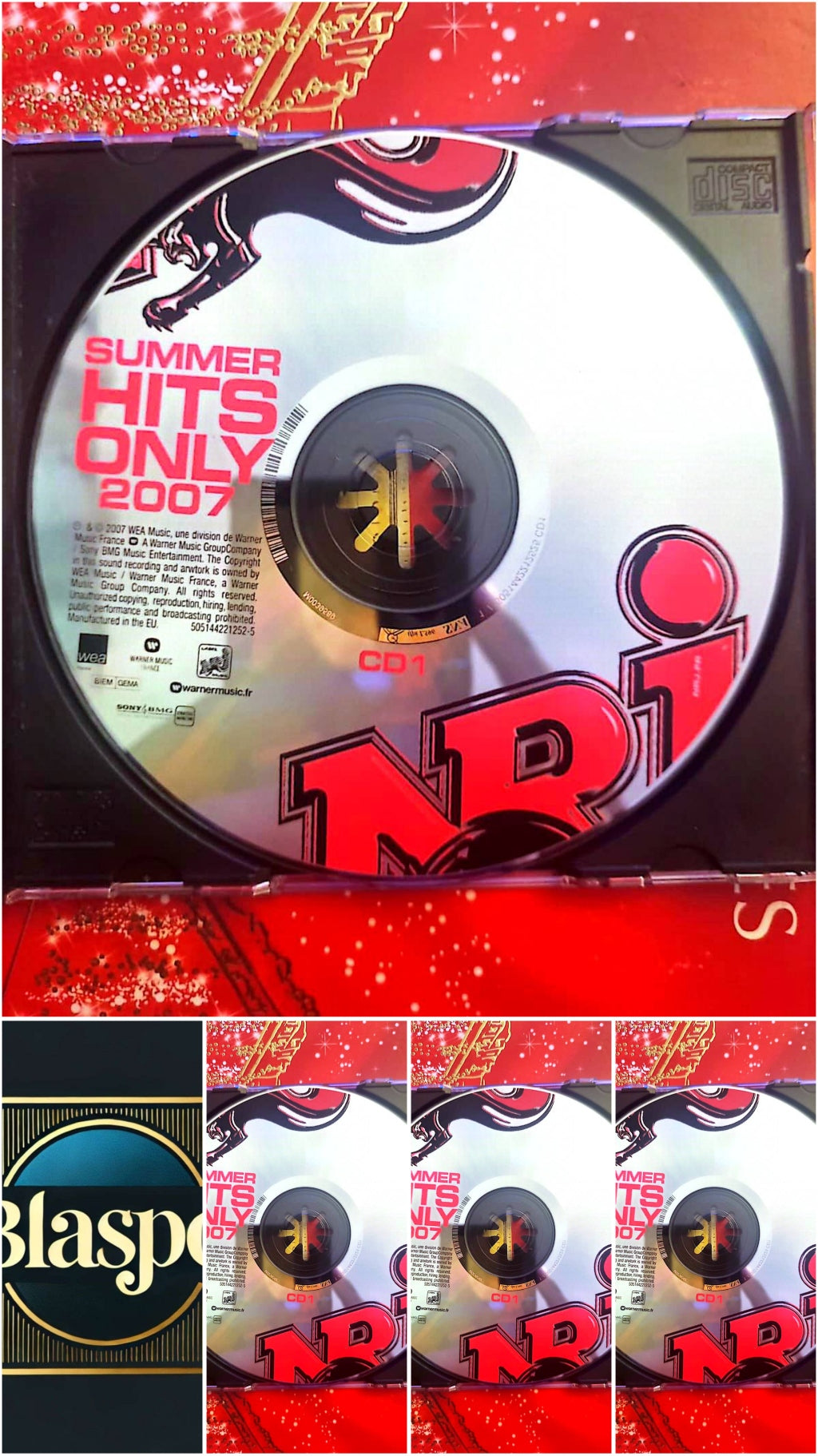Summer Hits Only 2007 – CD Compilation Hits Été cd seul cd audio