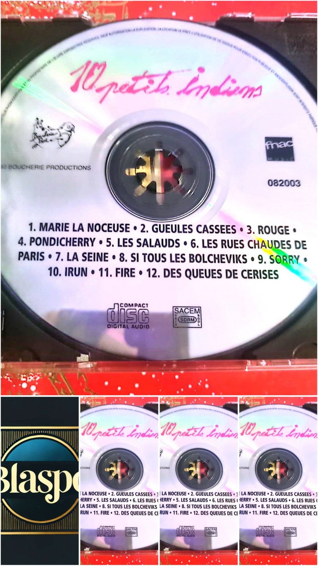 Les Petits Indiens – Album – CD Chanson Française cd seul cd audio