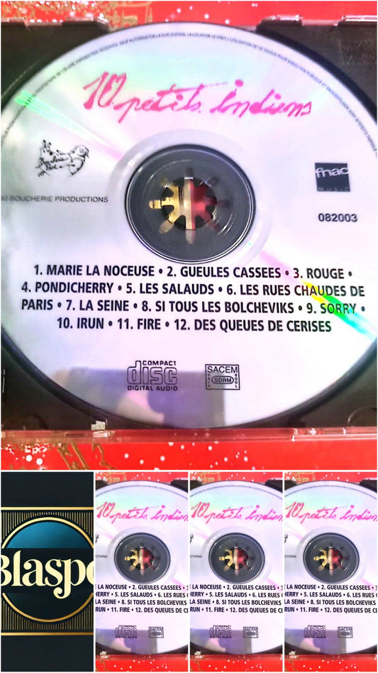 Les Petits Indiens – Album – CD Chanson Française cd seul cd audio
