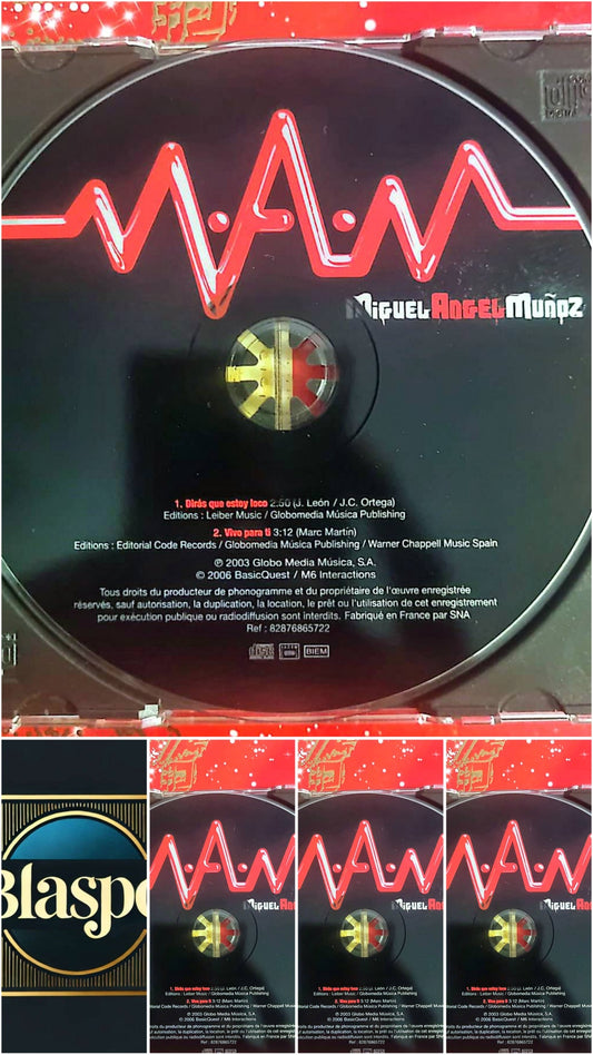 Miguel Ángel Muñoz – Dirás Que Estoy Loco – CD Single CD seul cd single