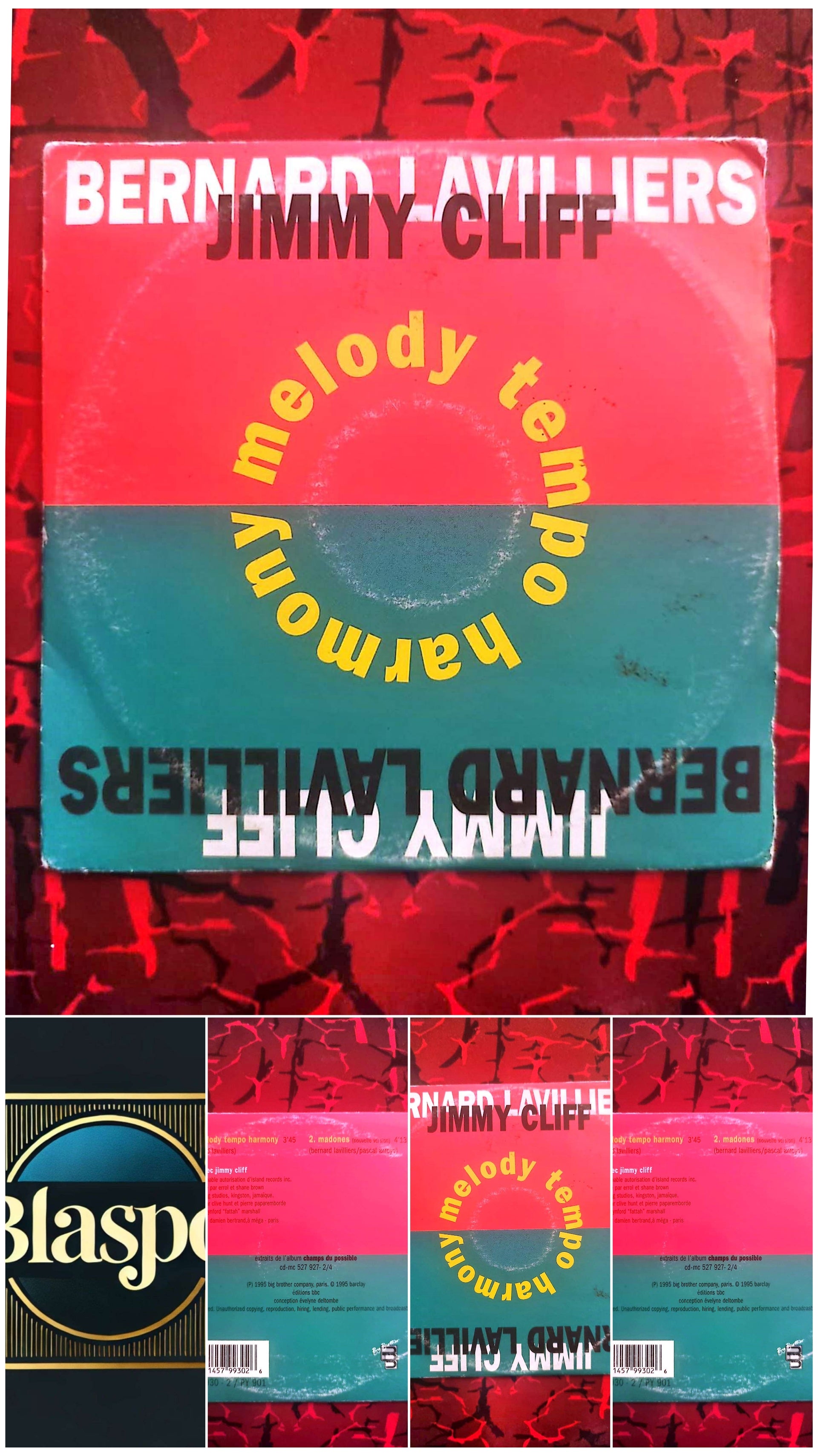 Bernard Lavilliers & Jimmy Cliff – Melody Tempo Harmony – CD Single cd audio