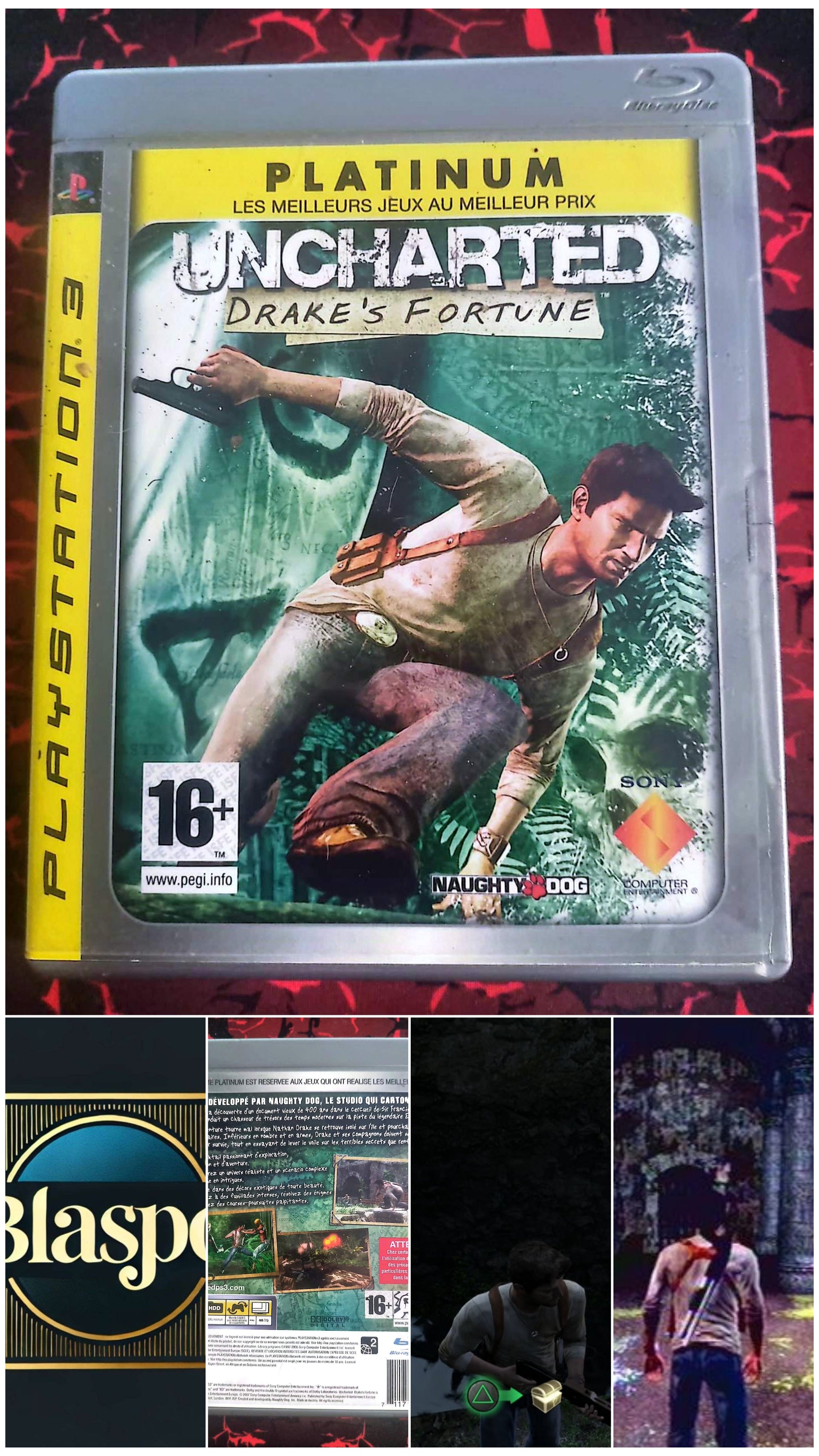 Uncharted Drake’s Fortune – Édition Platinum – Jeu PS3 – Version Française jeu ps3