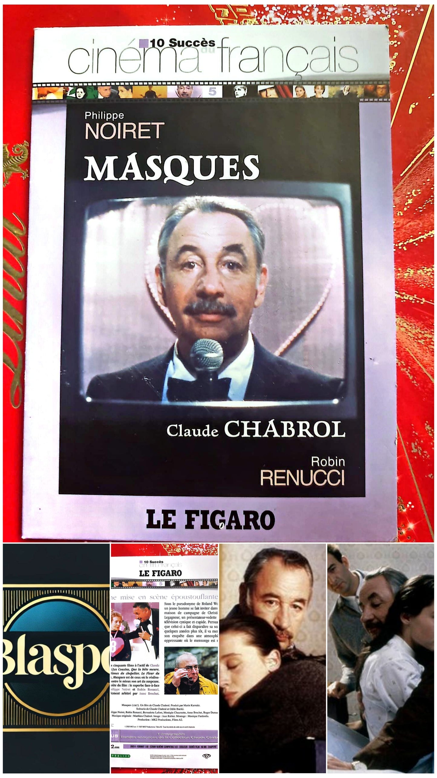 Masques – DVD – Film Policier Français – Philippe Noiret – Claude Chabrol