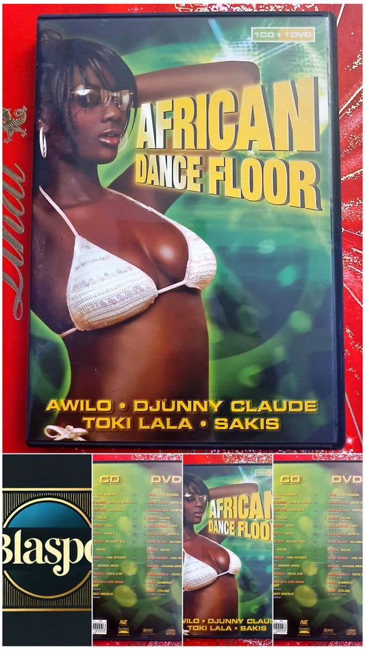African Dance Floor – Coffret CD + DVD – Musiques Africaines Dance – Awilo, Djunny Claude, Sakis