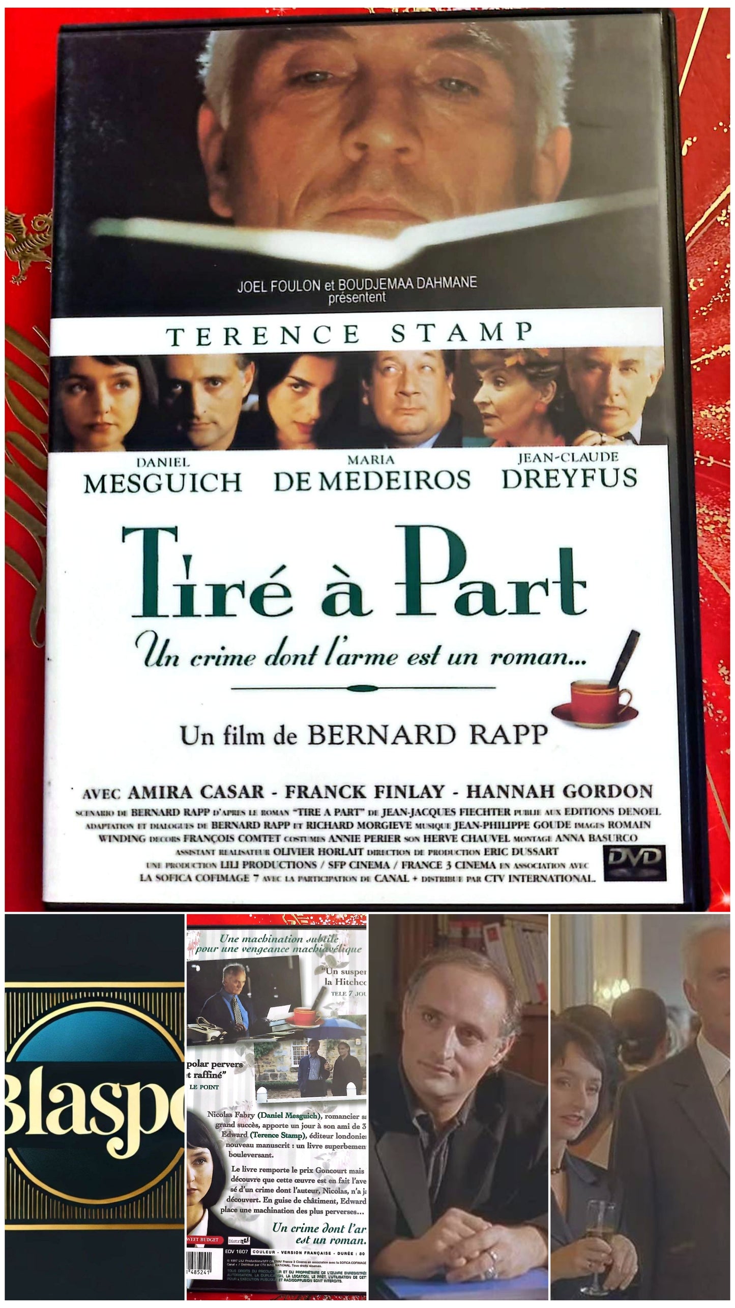 Tiré à Part – DVD – Film Policier Thriller – Terence Stamp – Bernard Rapp